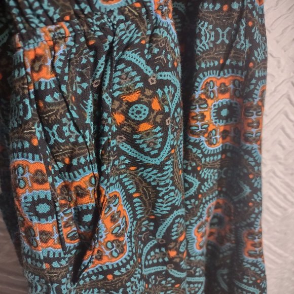 Patrons of Peace Teal Romper - Picture 9 of 11